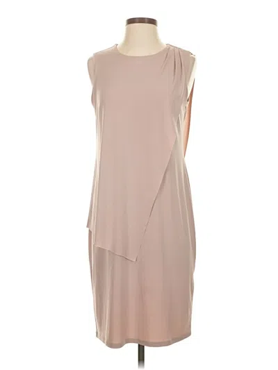 Pre-owned Bar Iii Cocktail Dress In Tan