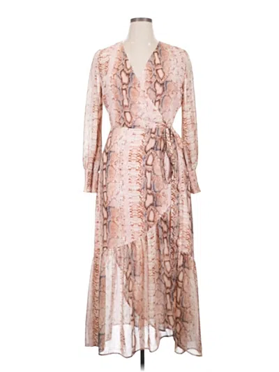 Pre-owned Bar Iii Cocktail Dress In Tan
