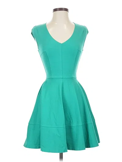 Pre-owned Bar Iii Cocktail Dress In Teal