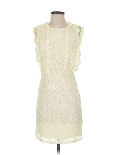 Pre-owned Bar Iii Cocktail Dress In White