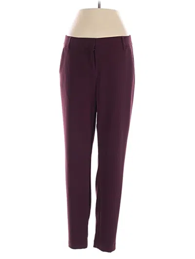 Pre-owned Bar Iii Dress Pants In Burgundy