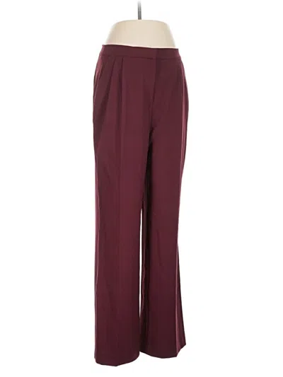 Pre-owned Bar Iii Dress Pants In Burgundy