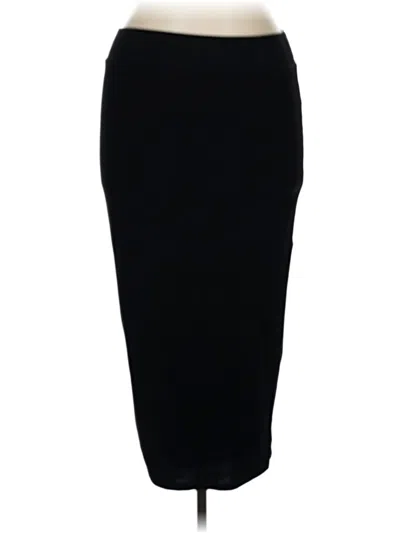 Pre-owned Bar Iii Formal Skirt In Black