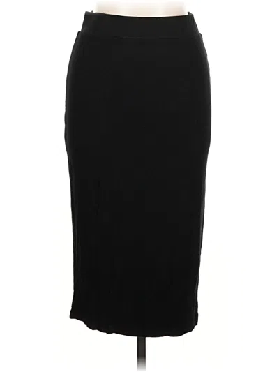 Pre-owned Bar Iii Formal Skirt In Black