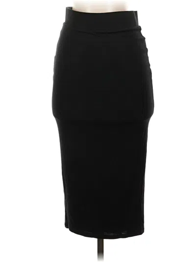 Pre-owned Bar Iii Formal Skirt In Black