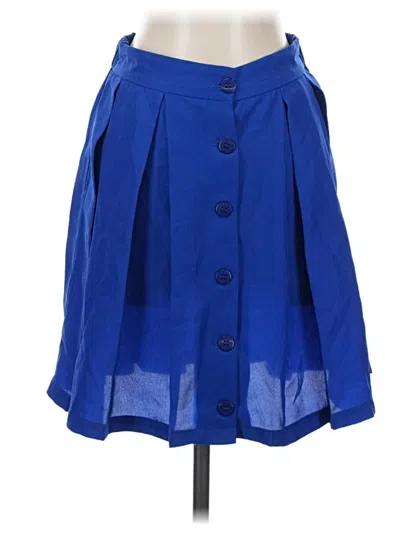 Pre-owned Bar Iii Formal Skirt In Blue
