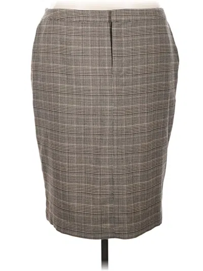 Pre-owned Bar Iii Formal Skirt In Gray