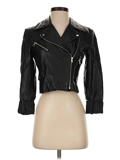 Pre-owned Bar Iii Jacket In Black