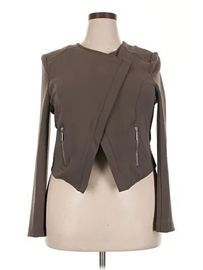 Pre-owned Bar Iii Jacket In Brown