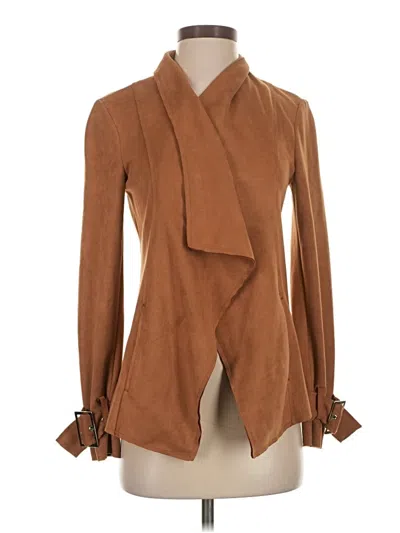 Pre-owned Bar Iii Jacket In Brown