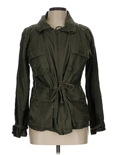 Pre-owned Bar Iii Jacket In Green