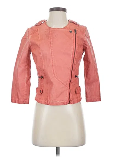 Pre-owned Bar Iii Jacket In Pink
