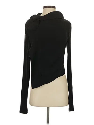 Pre-owned Bar Iii Long Sleeve Top Black Cowl Neck Tops