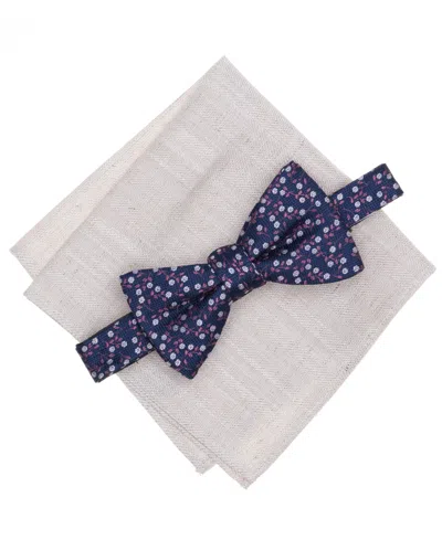 Bar Iii Men's 2-piece Sutherland Floral Bow Tie And Pocket Square Set, Macy's Exclusive In Multi