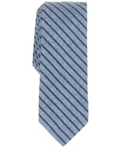 Bar Iii Men's Anton Striped Tie, Macy's Exclusive In Blue