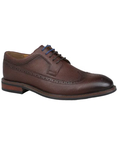 Bar Iii Men's Asherr Long Wing Brogue Leather Dress Shoes, Created For Macy's In Multi
