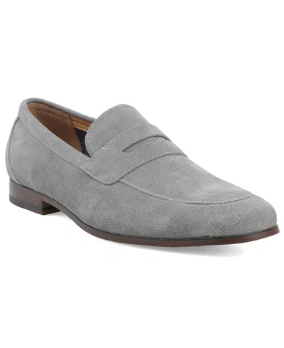 Bar Iii Men's Baldwinn Suede Penny Loafer, Exclusively At Macy's In Gray