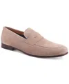 Bar Iii Men's Baldwinn Suede Penny Loafer, Exclusively At Macy's In Salty Nut Suede