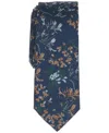 Bar Iii Men's Barwick Floral Skinny Tie, Macy's Exclusive In Blue