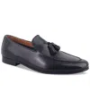 Bar Iii Men's Benjiee Leather Slip-on Tassel Loafers, Exclusively At Macy's In Black Leather