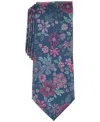 Bar Iii Men's Bloom Floral Tie, Created For Macy's In Rose
