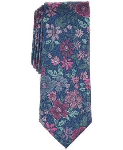 Bar Iii Men's Bloom Floral Tie, Created For Macy's In Rose
