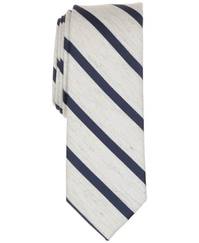 Bar Iii Men's Brinkman Striped Tie, Macy's Exclusive In Orange