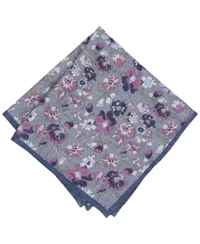 Bar Iii Men's Bristol Floral Pocket Square, Macy's Exclusive In Gray