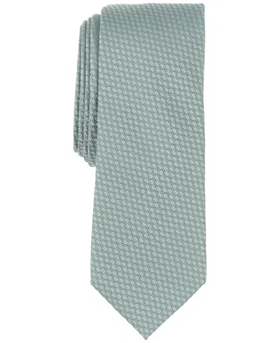 Bar Iii Men's Burgon Solid Textured Tie, Exclusively At Macy's In Lt Green