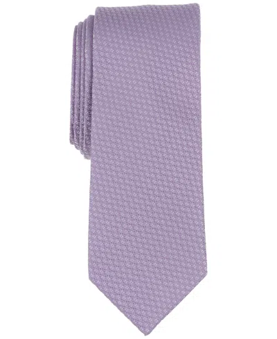 Bar Iii Men's Burgon Solid Textured Tie, Exclusively At Macy's In Plum