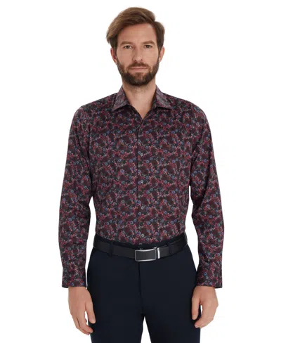 Bar Iii Men's Casa Floral Printed Dress Shirt, Macy's Exclusive In Multi