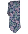 Bar Iii Men's Cloak Floral Tie, Exclusively At Macy's In Rose