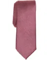 Bar Iii Men's Cool Metallic Solid Tie, Macy's Exclusive In Burgundy