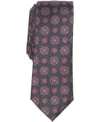 Bar Iii Men's Crimson Neat Printed Tie, Macy's Exclusive In Black