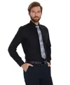 Bar Iii Men's Diamond Dobby Slim-fit Dress Shirt, Macy's Exclusive In Multi