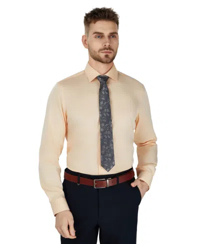 Bar Iii Men's Diamond Dobby Slim Fit Dress Shirt, Macy's Exclusive In Neutral