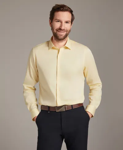 Bar Iii Men's Diamond Dobby Slim Fit Dress Shirt, Macy's Exclusive In Brown