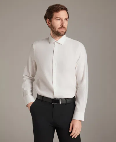 Bar Iii Men's Diamond Dobby Spread Collar Dress Shirt, Macy's Exclusive In White