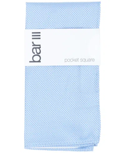 Bar Iii Men's Flemming Solid Pocket Square, Macy's Exclusive In Blue