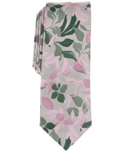 Bar Iii Men's Floral Tie, Exclusively At Macy's In Pink