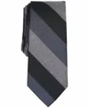 Bar Iii Men's Gaffney Stripe Tie In Black In Gray