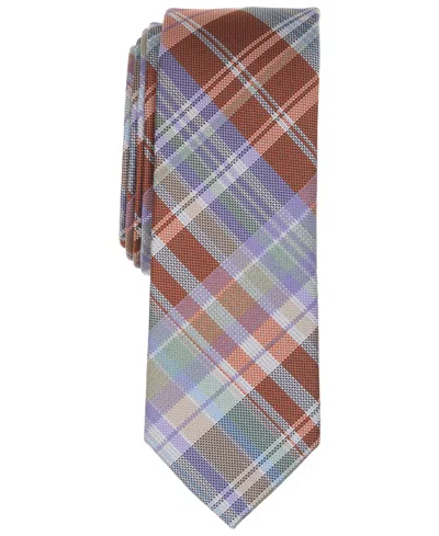 Bar Iii Men's Garron Plaid Tie, Macy's Exclusive In White