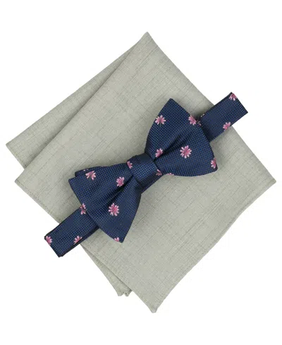 Bar Iii Men's Grace Floral Bow Tie & Pocket Square, 2-piece Set, Macy's Exclusive In Purple