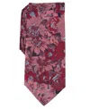 Bar Iii Men's Holladay Floral Tie, Created For Macy's In Red
