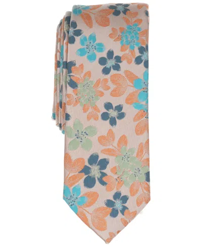 Bar Iii Men's Imola Floral Tie, Macy's Exclusive In Purple