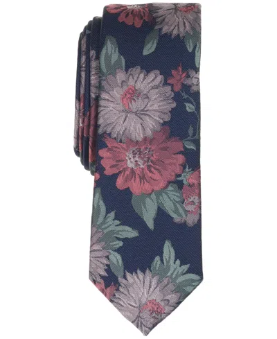 Bar Iii Men's Joelle Floral Skinny Tie, Macy's Exclusive In White