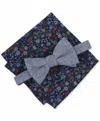 Bar Iii Men's Kanupp Solid Bow Tie In Navy In Blue