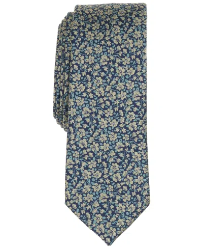 Bar Iii Men's Livonia Floral Tie, Macy's Exclusive In Green