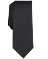 Bar Iii Men's Logan Solid Tie, Created For Macy's In Black