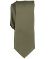 Bar Iii Men's Logan Solid Tie, Created For Macy's In Green